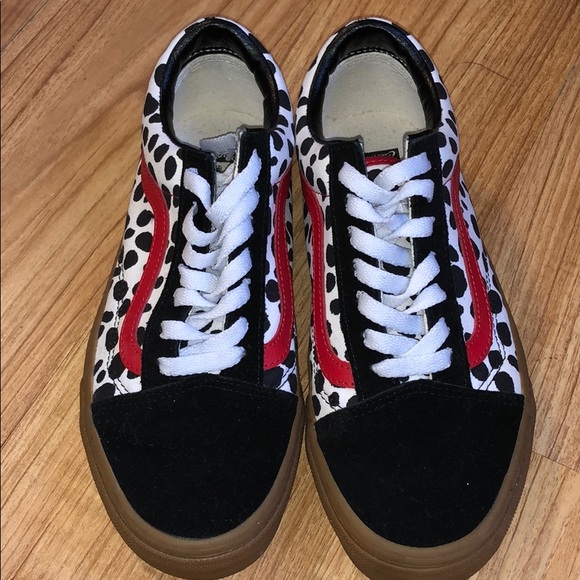 dalmation print vans